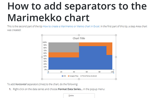 mekko graphics for mac excel