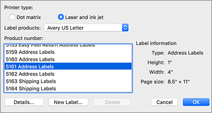 word for mac label templates